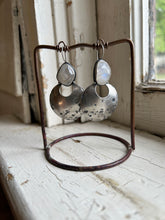 Moonscapes Rainbow Moonstone Earrings