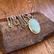 Oval Amazonite Necklace, ready-to-ship