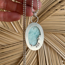 Oval Amazonite Necklace, ready-to-ship