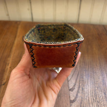 Rectangle Leather Trinket Dish