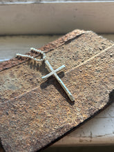 Luxe Hammered Cross Necklace, made-to-order