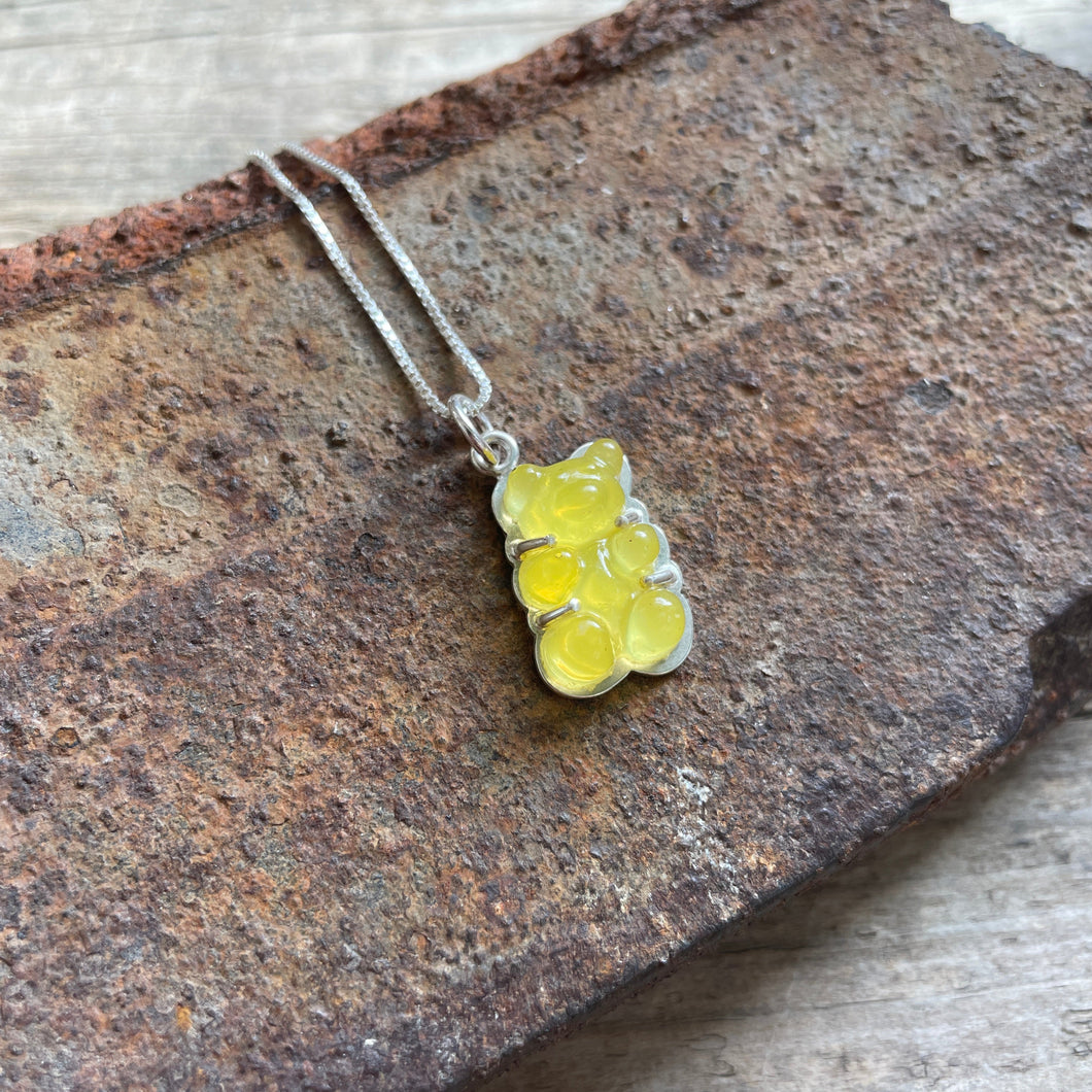 Gummy Bear Necklace—Yellow
