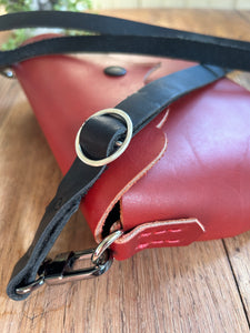 Leather Hand Stitched Pocket Purse