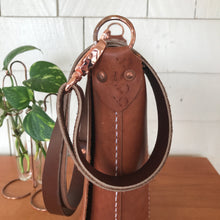 Mid-Brown Leather Crossbody Bag IV, ready-to-ship