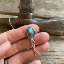 Labradorite Gemstone Charm Necklace IV, ready-to-ship