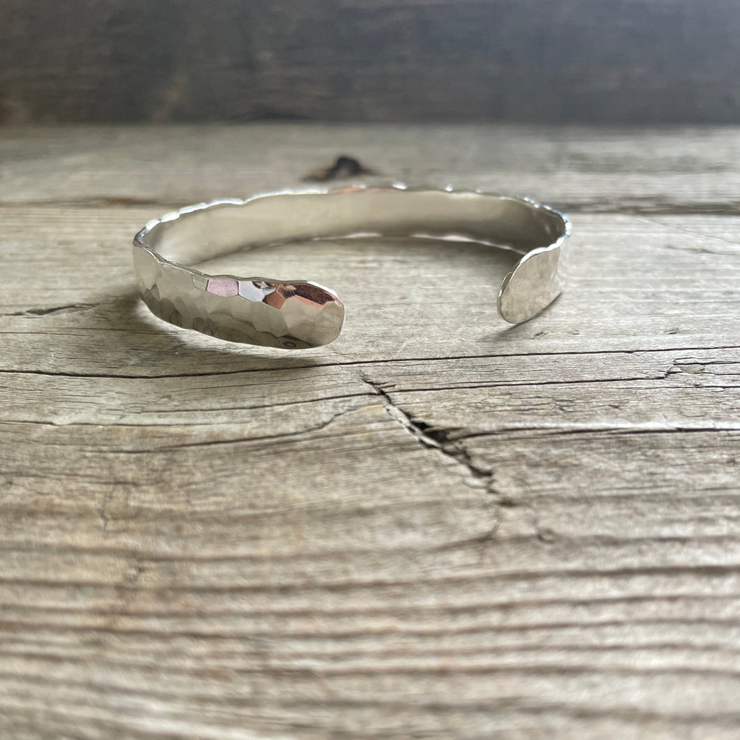 Hammered Sterling Silver Cuff I