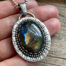 Rainbow Labradorite Necklace, ready-to-ship