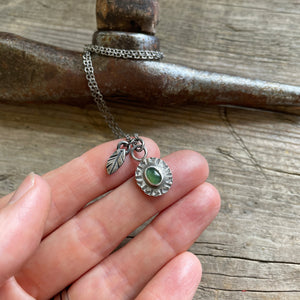Serpentine Charm Necklace, ready-to-ship
