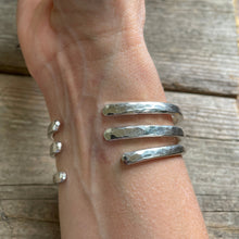 Hammered Sterling Silver Cuff III