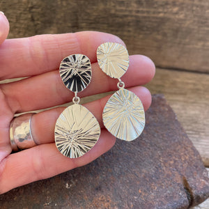 Silver Starburst Earrings I, ready-to-ship