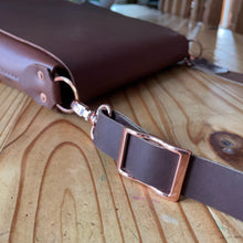 Gingerbread Horween Leather Crossbody Bag, ready-to-ship
