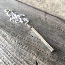 Silver Bar Necklace—Kinetic Pendant—Meditation Jewellery—Ready-to-Ship