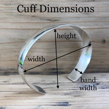 Silver Labradorite Cuff—Sterling Silver Cuff Bracelet—Smooth Square Labradorite Cuff—Ready-to-Ship