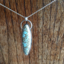 Hubei Turquoise Necklace—Simple Sterling Silver Pendant Necklaces—Hubei Pendant II—Ready-to-Ship