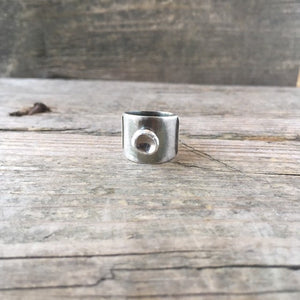 Recycled Silver Ring—US 5.25—Phoenix Ring XXI—Scrappy Recycled Ring—Fused Sterling Silver Ring—Ready-to-Ship