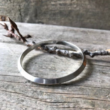 Carinated Silver Bangle—Triangular Sterling Silver Bangle Bracelet—Shiny Silver—Luxe Bangle Bracelet—Ready-to-Ship