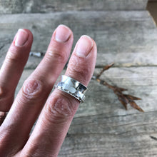Sterling Silver Spinner Ring—US 6.75—Silver Meditation Ring—Fidget Ring—Ready-to-Ship