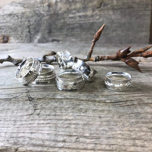Sterling Silver Spinner Ring—US 10—Silver Meditation Ring—Fidget Ring—Ready-to-Ship