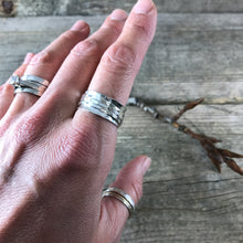 Sterling Silver Spinner Ring—US 9.5—Silver Meditation Ring—Fidget Ring—Ready-to-Ship