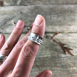 Sterling Silver Spinner Ring—US 6.25—Silver Meditation Ring—Fidget Ring—Ready-to-Ship