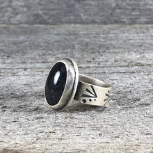 Silver Mood Ring III—US 8.75—Vintage Old Stock Mood Ring—Thick Sterling Silver Mood Ring—Ready-to-Ship