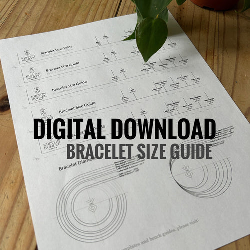 Bracelet Size Guide—Bracelet Size Ruler—Jewellery Template—Digital Download