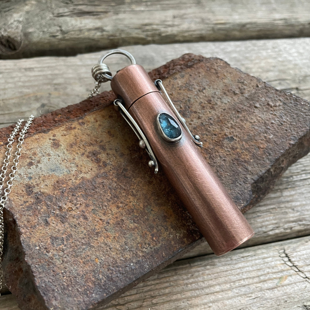 Copper Treasure Keeper Necklace, ready-to-ship