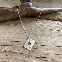 Ace of Hearts Charm Necklace, ready-to-ship