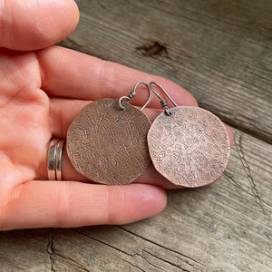 Copper Earrings III, ready-to-ship