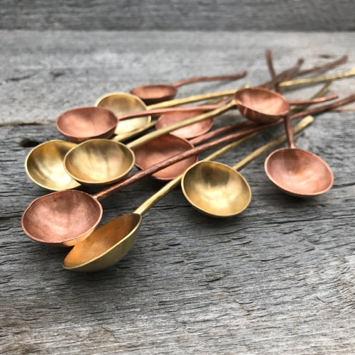 Brass or Copper Spoon