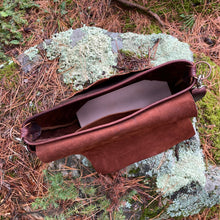 Dark Brown Leather Crossbody Bag III, ready-to-ship