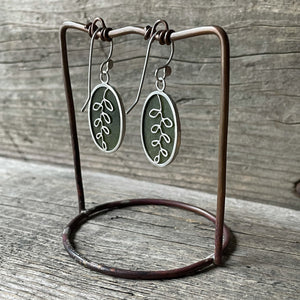 Green Jade Earrings, ready-to-ship